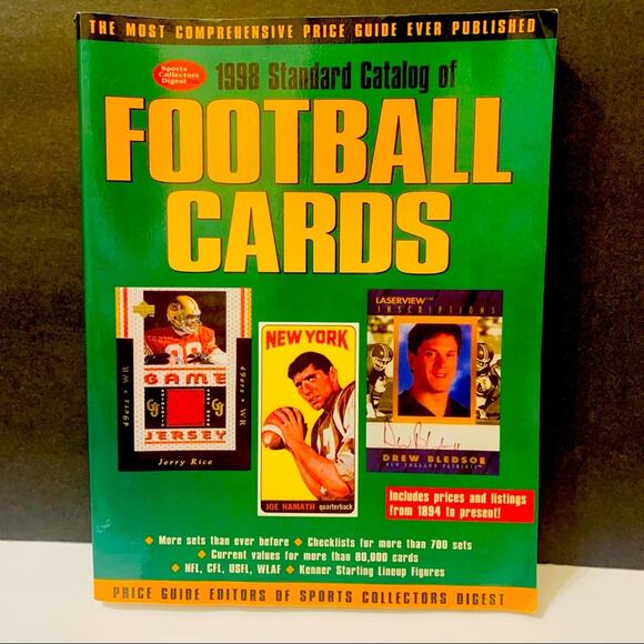1998 Standard Catalogue of Football Cards Price Guide Editors Sports Collectors - Picture 1 of 5